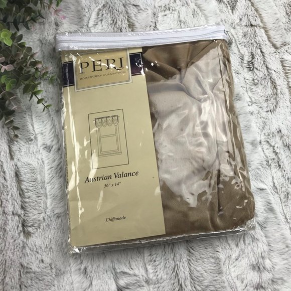 [Peri Homeworks Collection] One Sheer Austrian Valance Curtain Home Decor - Picture 2 of 8